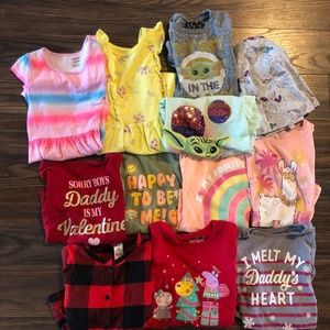 Girls 4T lot, Carters, Children’s Place, jumping beans